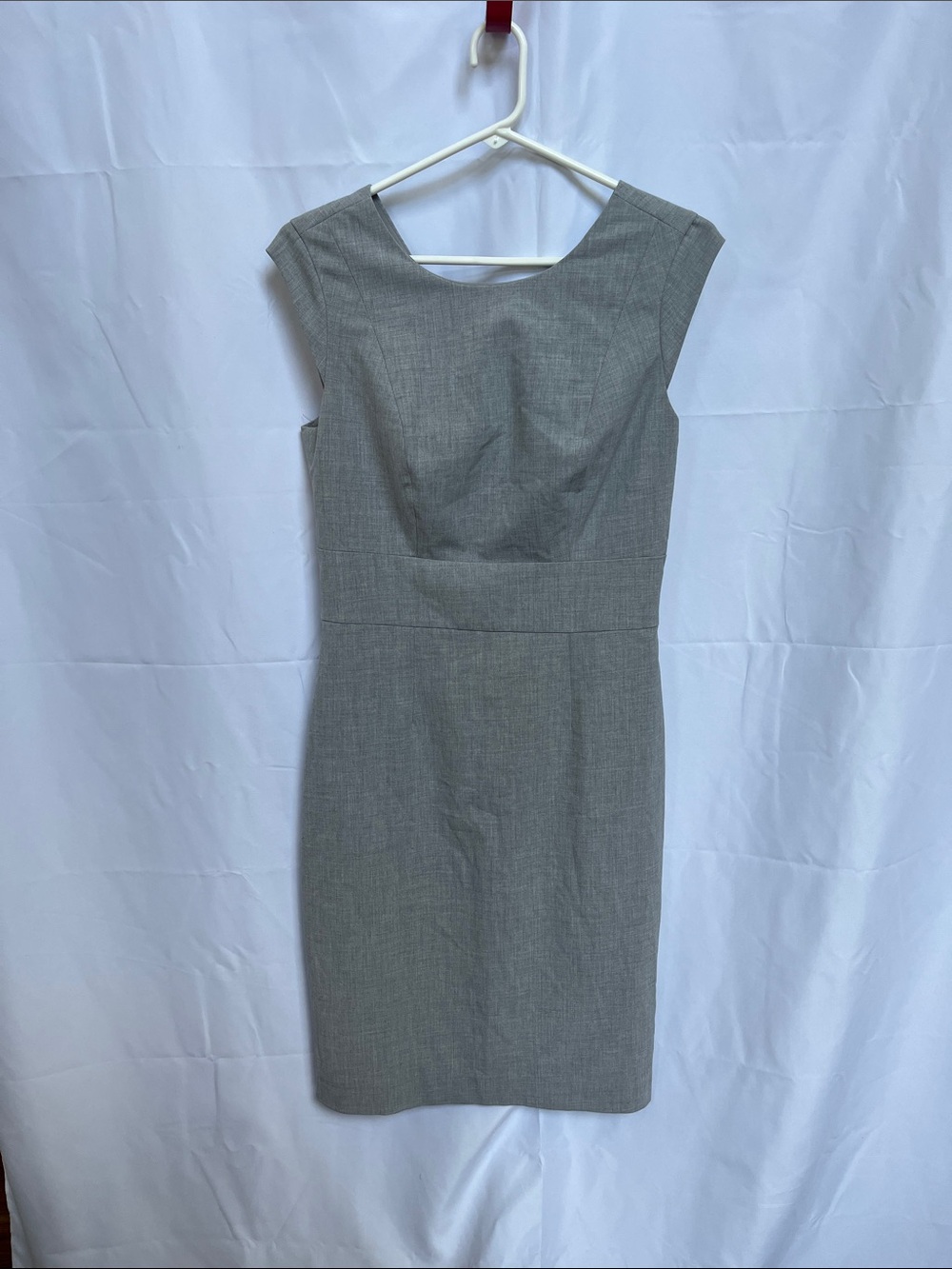 The Limited Collection 6T Grey Sheath Work Dress - Classic Professional Style